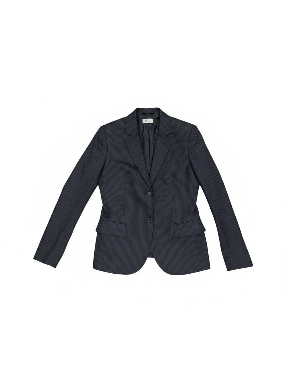 Brioni Etna Women’s IT 46 US 10 Super 160s Wool Pinstripe Blazer Italy
